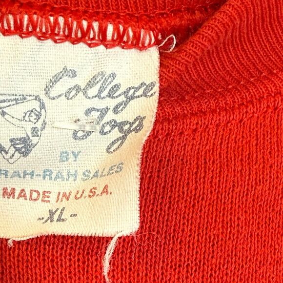 Vintage 80s University of Georgia Bulldogs Peach Bowl 1989 Atlanta Crewneck XL - Picture 2 of 3